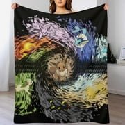 Pokemon_Eevee Blanket Super Soft Throw Blanket Lightweight Blanket for Men Women Friend Family Warm Throw Blankets for Couch Sofa Bed Birthday Christmas Fathers Day Gift
